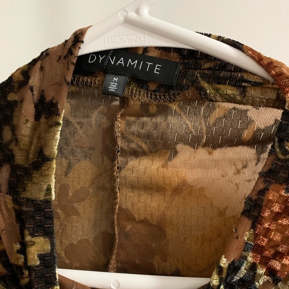 Dynamite Fall Dress Size Medium - Picture 3 of 5